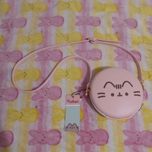 NEW Pusheen Pink Macaroon Crossbody Bag